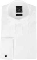 Profuomo Smokingoverhemd Plisse Slim Fit Wit - maat 40
