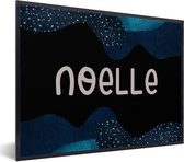 Fotolijst incl. Poster - Noelle - Pastel - Meisje - 80x60 cm - Posterlijst