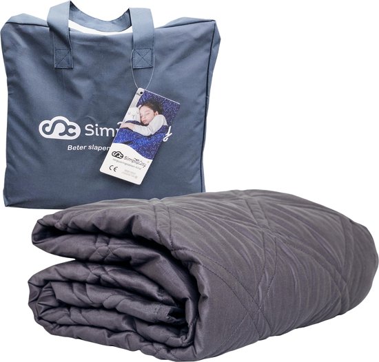 Couverture pondérée Enfant 2,5KG Weighted Blanket Enfants - Beter sommeil - Marque de qualité Oeko Tex - Sans housse - 100x150