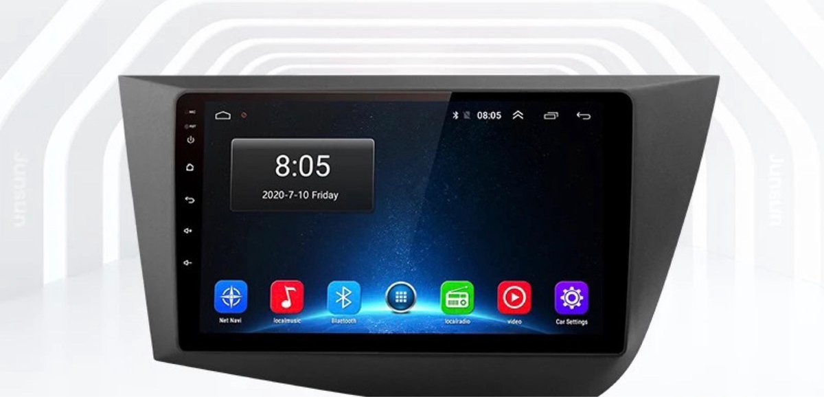 CarPlay Seat Leon 2005-2012 8core Android 10 navigatie en multimediasysteem autoradio Bluetooth USB WiFi 2+32 4G