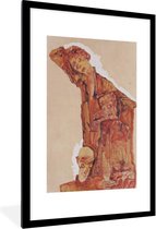 Affiche avec cadre Autoportrait - Egon Schiele - 60x90 cm