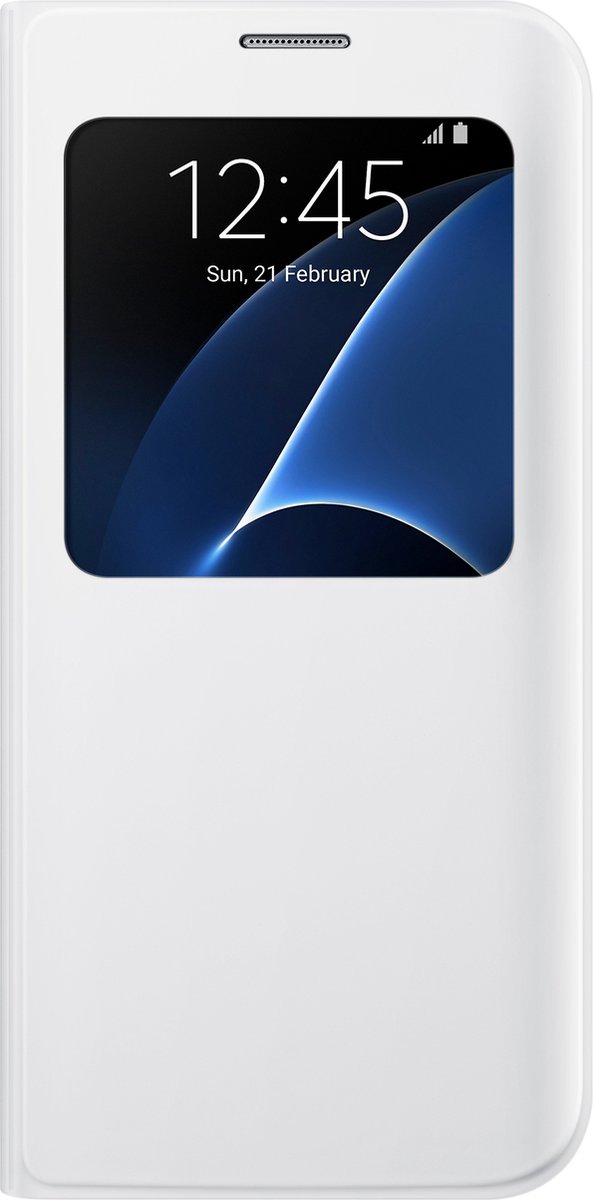 Samsung S-view cover - wit - voor Samsung G935 Galaxy S7 edge