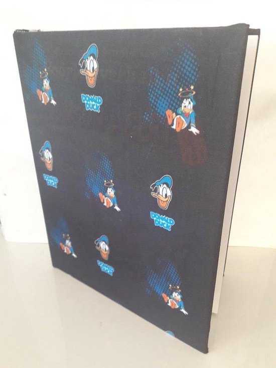 2 Donald Duck rekbare boekenkaften - 2 stuks A4 - donkerblauw - wasbaar -  stretch -... | bol
