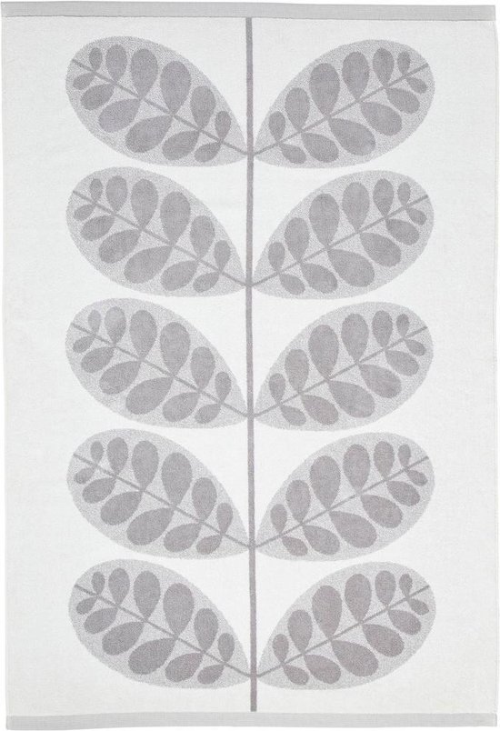 Orla Kiely - serviette de bain jacquard - Botanica Stem gris - 100x150 cm