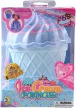 tienerpop cupcake meisjes 13 x 9 cm lila/spiraal