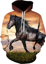 Hoodie Paard - Fries - M - vest - sweater - outdoortrui - trui - sweatshirt