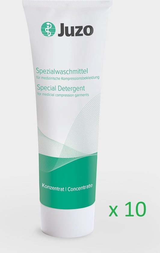 Juzo Speciaal wasmiddel - 10 stuks - Voor medische compressiekousen en elastische weefsels - 250 ml (voor130l sop)