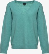 TwoDay gebreide dames trui - Blauw - Maat S