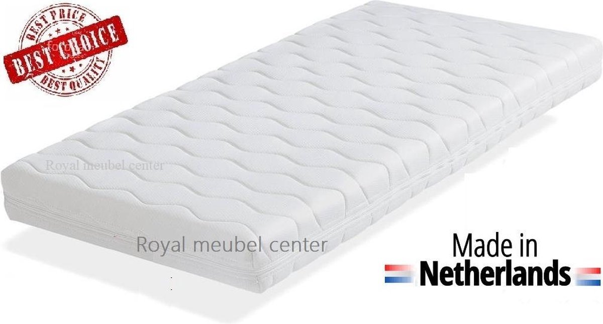 Kindermatras 80x160x14 cm Comfort schuim met anti-allergische wasbare hoes. Royalmeubelcenter.nl ®
