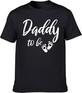 Daddy to Be t-shirt zwart maat L