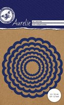 Circle Scalloped Nesting Snij- & Embossingsmal (AUCD1008)