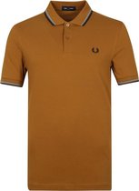 Fred Perry Polo M3600 Caramel Bruin - maat M