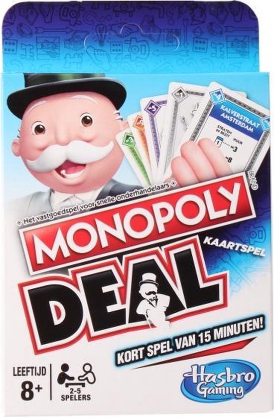 Afbeelding van het spel Monopoly deal kaartspel (NL) 18 cm