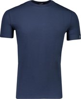 Dsquared2 T-shirt Blauw Aansluitend - Maat L - Heren - Herfst/Winter Collectie - Katoen;Elastaan