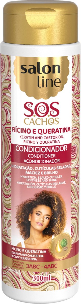 Salon-Line : SoS Curls - Keratin & Castor Oil - Conditioner 300ml