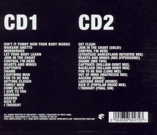 【中古】 Body of Work 1984－1997 Bonus CD Rmxs NitzerEbb Nitzer Ebb - Body Of Work 1984 - 1997 (CD), Various | CD