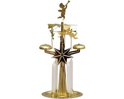 Angel Chimes kerstmolen Brass goud - Original Swedish Design