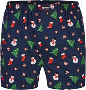 Happy Shorts Wijde Kerst Boxershort Heren Full of Christmas - Maat  XL