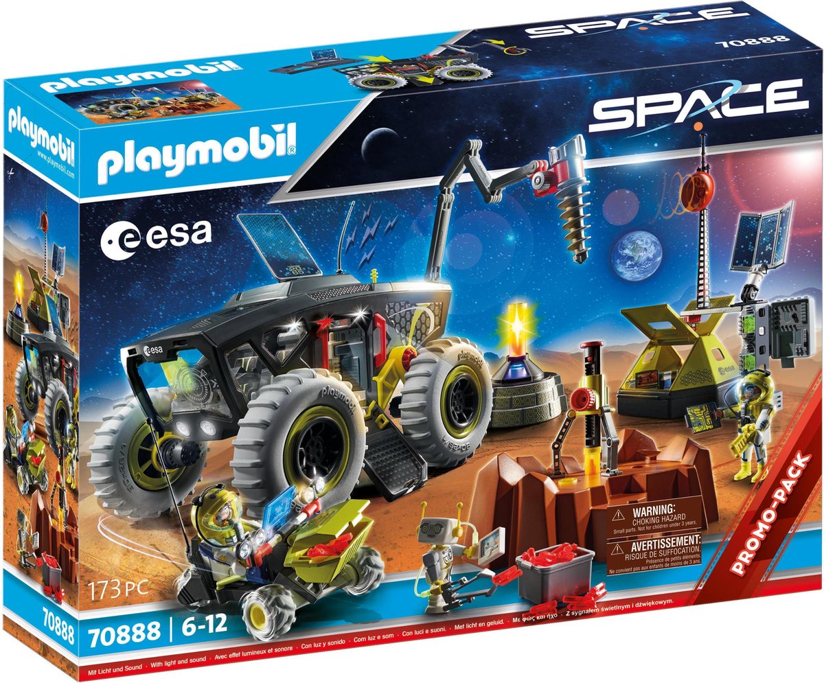 PLAYMOBIL Space Mars expeditie met voertuigen - 70888