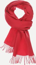 Steppin' Out Herfst/Winter 2021  Lambswol Scarf Mannen - Regular Fit - Wol - Rood (one)