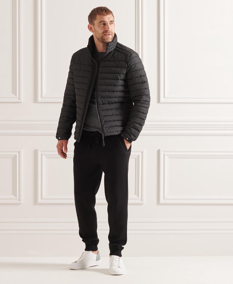 Superdry Heren Jas Zwart