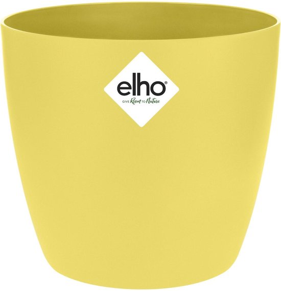 Elho Brussels Rund Mini 7 Blumentopf - Schwarz 6.7x6cm Für Zimmerpflanzen