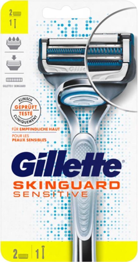Gillette SKINGUARD SENSITIVE scheerapparaat voor mannen Blauw, Grijs