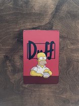 Duff beer the simpsons - metalen wandbord - decoratie - vintage - 30x20cm