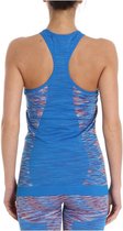 adidas Performance Yoga Seamless Space Dye Tank dokwerker Vrouwen blauw Xs