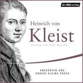 Omslag Anekdoten und andere kleine Prosa