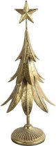 Non-branded Decoratieve Kerstboom Yarne 47 Cm Staal Goud