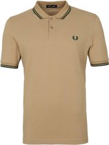 Fred Perry Polo M3600 Warm Stone - maat XL