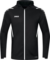 Jako Challenge Jas Met Kap Dames - Zwart / Wit