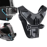 Premium Hero Helm Beugel Geschikt voor Go Pro - Action Cam - Camera - Outdoor - Motorhelm Accessoire - Sport - Youtube - Streaming