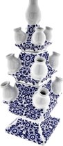 Seta Fiori - Cheeta vaas - glas - 20cm -