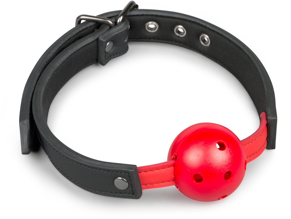 Goedkoopste Ball gag met bal van PVC - rood