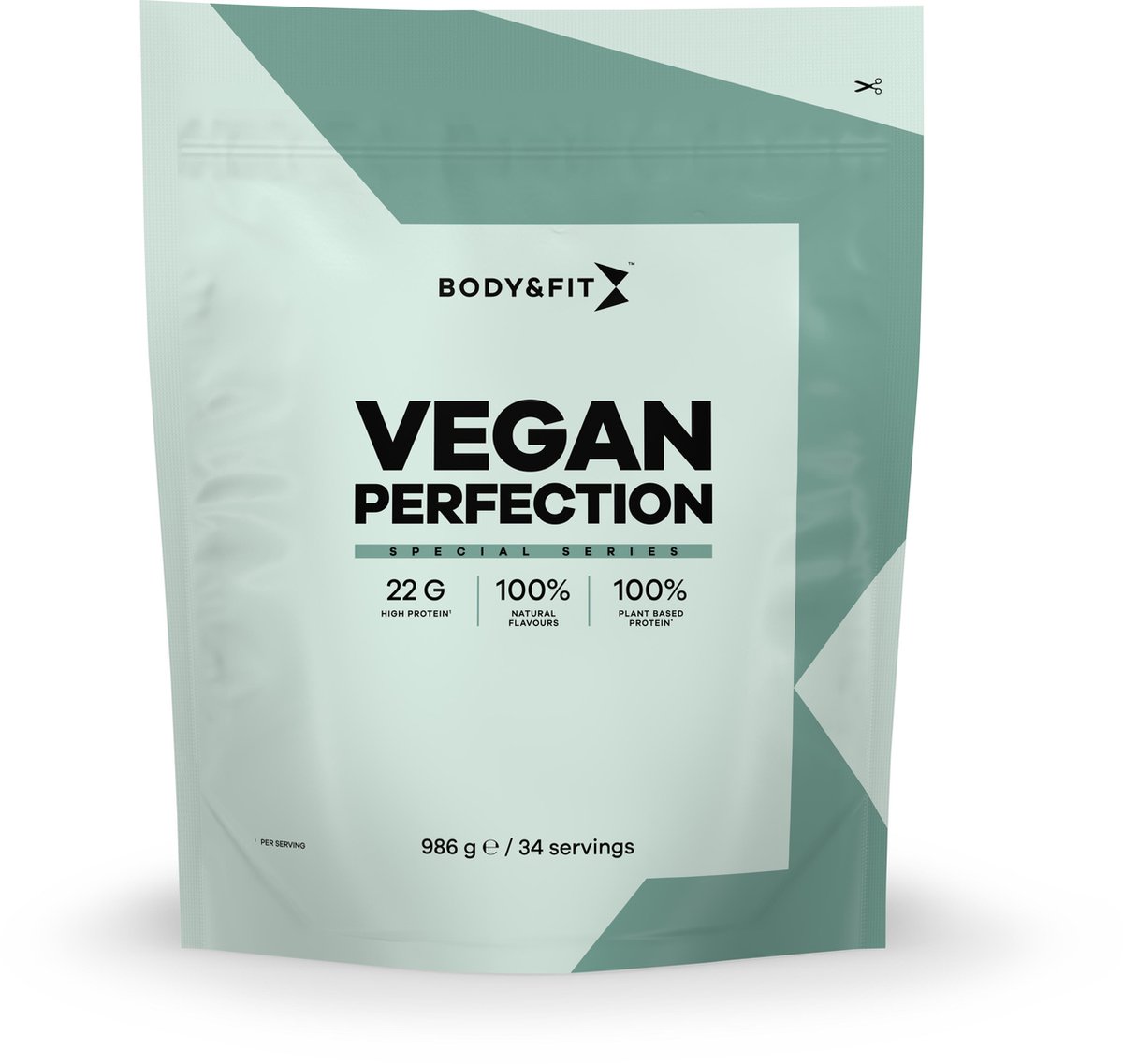 Goedkoopste Body & Fit Vegan Perfection Special Series - Vegan Proteine Poeder - Plantaardige Eiwitshake - Aardbei/Banaan - 986 gram (34 shakes