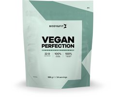 Body & Fit Vegan Perfection Special Series - Vegan Proteine Poeder - Plantaardige Eiwitshake - Aardbei/Banaan - 986 gram (34 shakes)