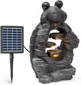 blumfeldt Albert zonne-energie fontein  voor binnen en buiten 27,5 x 50 x 19,5 cm - Polyresin - LED-verlichting - Weerbestendig