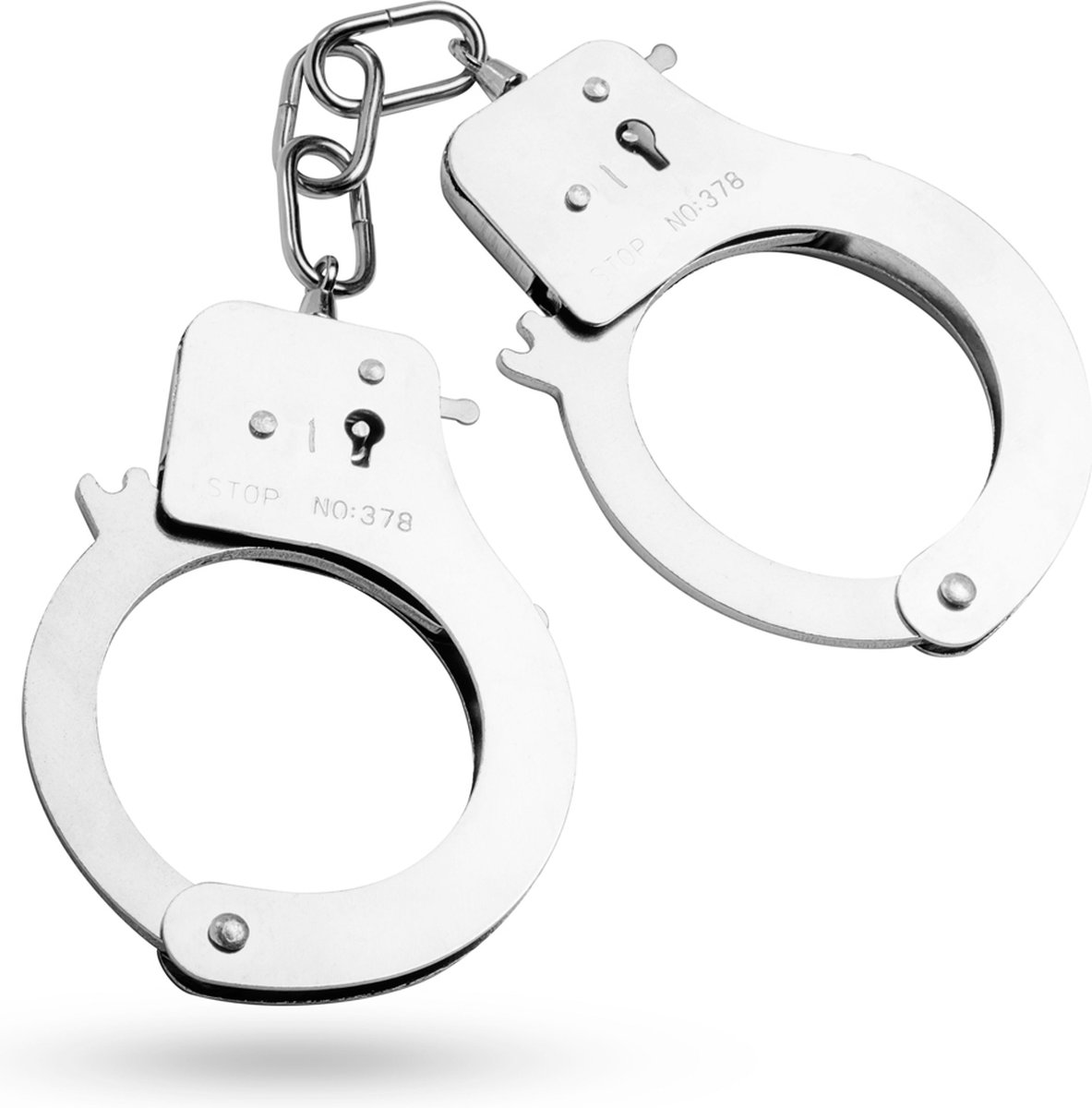 Goedkoopste EasyToys - Metalen Handboeien - Bondagetouw - Handboeien Seks - BDSM - BDSM Toys - Rollenspel - Rollenspel Erotiek - Erotisch Spel - Zilver
