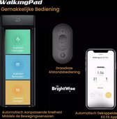 BrightWise® Loopband Pro Inklapbaar - Loopband fitness & elektrisch - Ingebouwde bewegingssensoren - Inc. smartphone-applicatie - Geruisloze motor