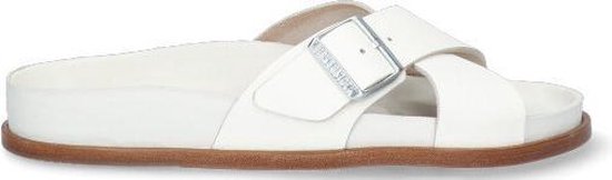 Birkenstock Siena Premium Dames Slippers White Regular-fit | Wit | Leer | Maat 40