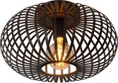Plafondlamp - Cage - mat zwart - 1 x e27 - 40cm
