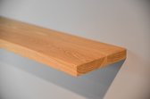 Zwevende wandplank eiken onbehandeld - 60x30x32