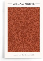 Walljar - William Morris - Acorns and Oak Leaves - Muurdecoratie - Poster