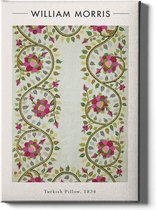 Walljar - William Morris - Turkish Pillow - Muurdecoratie - Canvas schilderij