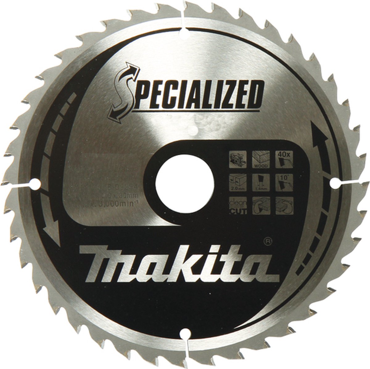 Makita zaagblad voor ALUMINIUM 165mmx20x56T