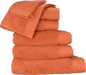 ARTG Towelzz - Complete Deluxe SET - 700 grams - Washandjes - Handdoeken - Gastendoekjes - Badhanddoeken - Strandlakens - Kaneelbruin - Cinnamon - 28 stuks verschillende maten