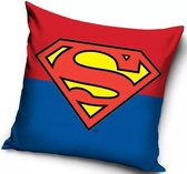 Superman Sierkussens - Kussen - 40 x 40 inclusief vulling - Kussen van Polyester - KledingDroom®