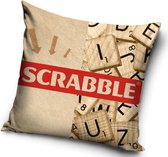 Scrabble Sierkussens - Kussen - 40 x 40 inclusief vulling - Kussen van Polyester - KledingDroom®